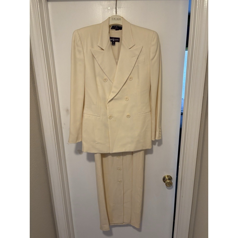 Vintage Ralph Lauren Women's Dress And Blazer Size 4